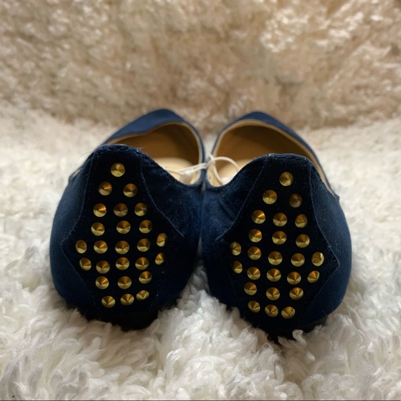🔅 Mossimo Vikki navy suede flats - Picture 3 of 5